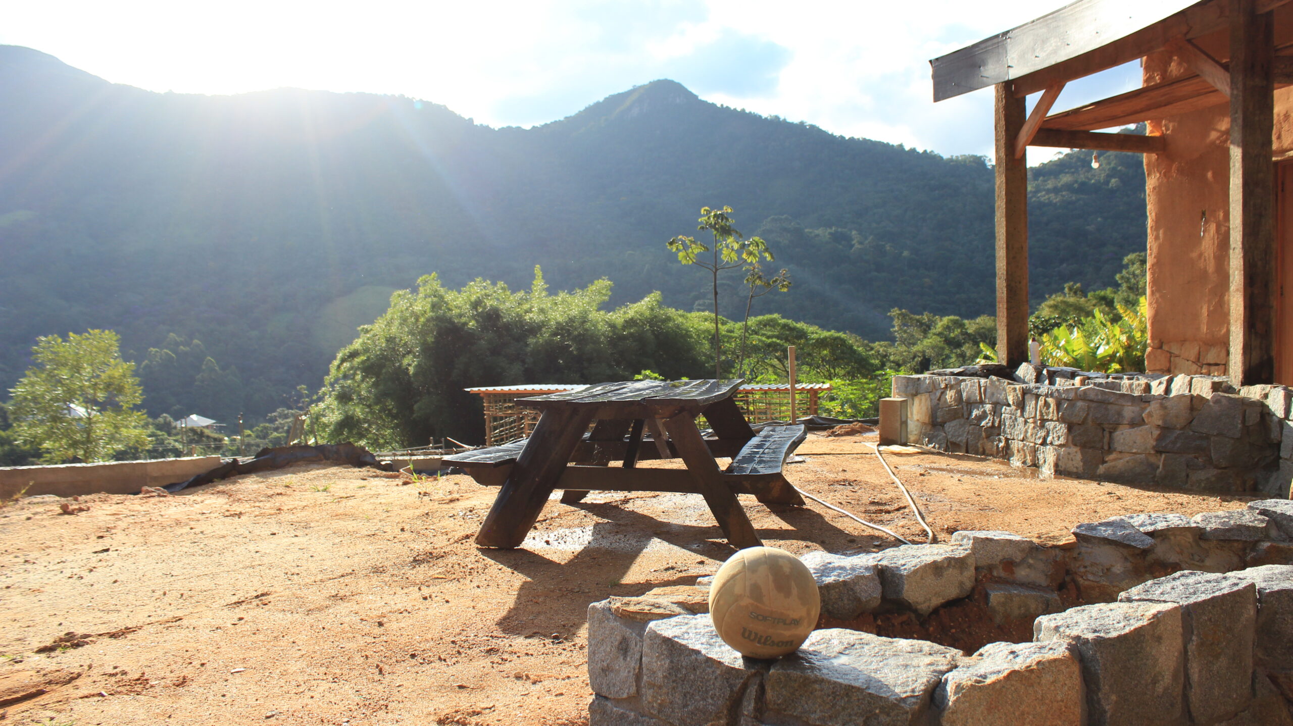 View from the room in Eco Farm