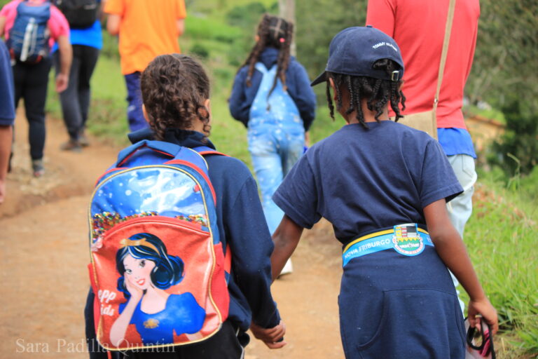Local School Visiting Eco Farm