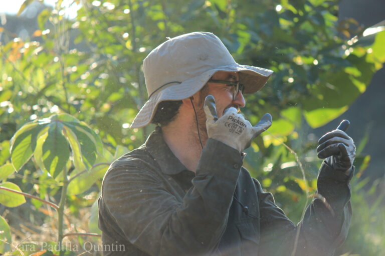 Happy Agroforestry Volunteer